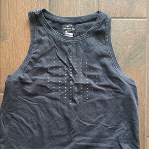 Nike Black Graphic Tank Top